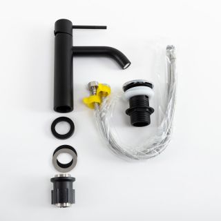 Смеситель для раковины CEZARES RELAX-LS1-NOP черный матовый